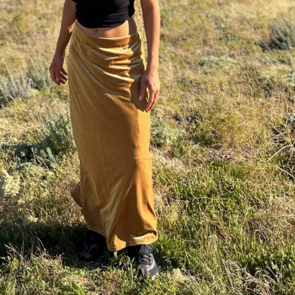Golden Silk Skirt - Image 2